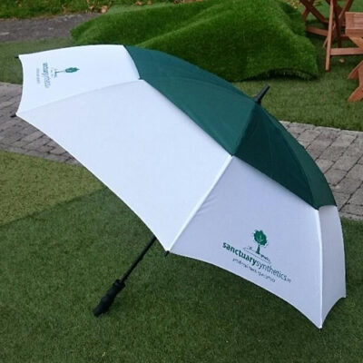 Sanctuary branded umbrella