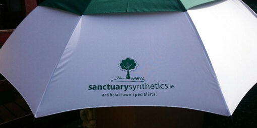 Sanctuary branded umbrella