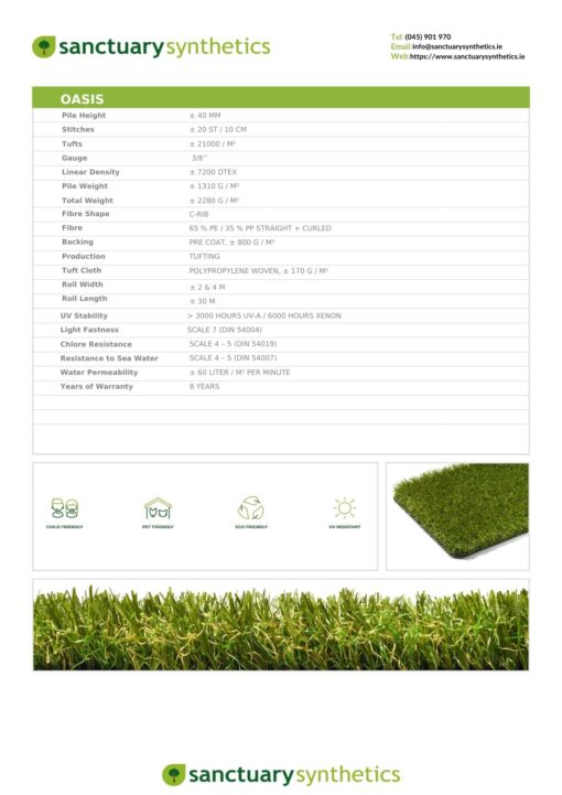 Sanctuary-Synthetics-Oasis-Artificial-Grass-Spec-Sheet